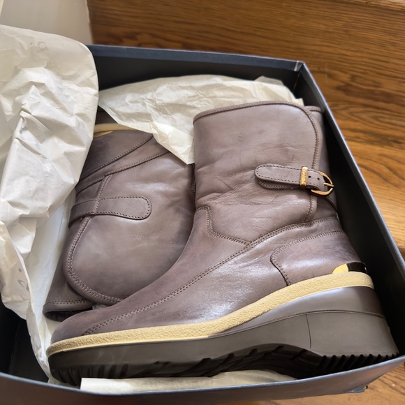 CESARE PACIOTTI Bootie Grey/Brown In box 9 39 NWT - Picture 5 of 6